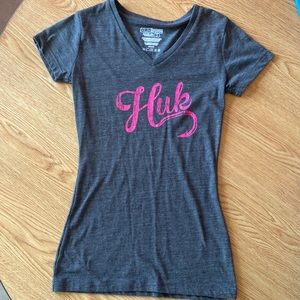 Women’s Huk Fishing v-neck t-shirt